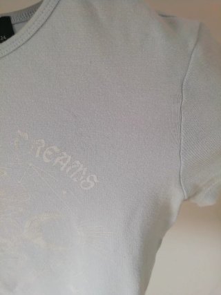 Camiseta Bershka Turquesa Talla XS