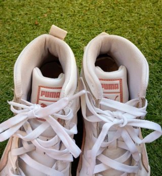 Zapatillas Puma Blancas y Rosas