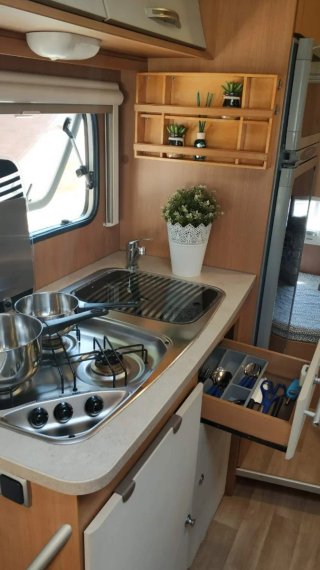Autocaravana capuchina FIAT Ducato. Challanger 21