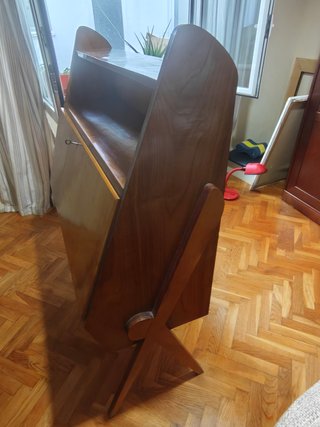 Escritorio Nórdico Madera Mid Century