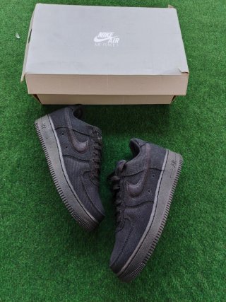 Nike Air Force 1 Black Canvas