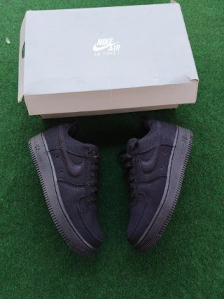 Nike Air Force 1 Black Canvas