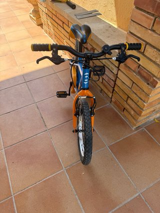 Bicicleta Infantil B-PRO 16 Azul y Naranja