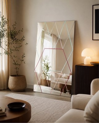 Espejo decorativo Ikea geométrico