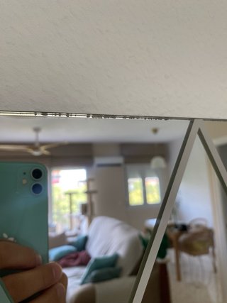 Espejo decorativo Ikea geométrico
