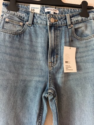 Pantalón vaquero recto Green Coast Talla 36