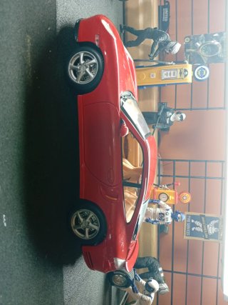 Porsche 911 Welly 1/18 Rojo