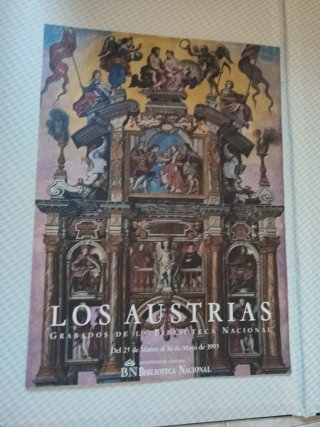 Póster / Cartel Los Austrias Grabados Biblioteca N