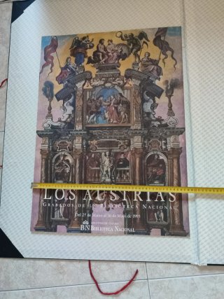 Póster / Cartel Los Austrias Grabados Biblioteca N