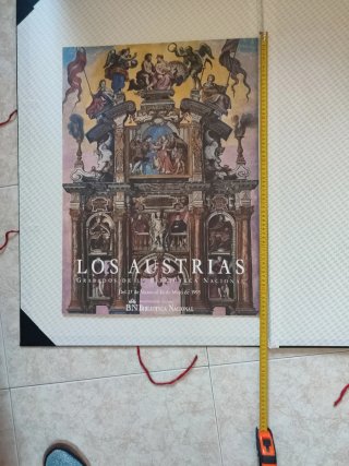 Póster / Cartel Los Austrias Grabados Biblioteca N