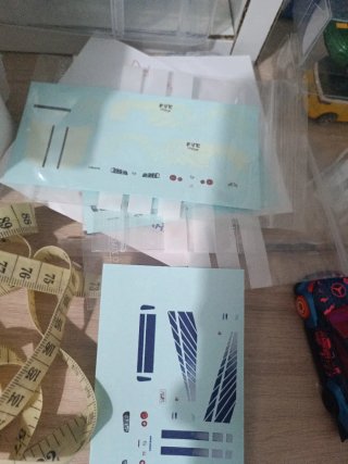Lote de calcomanías para maquetas para Jorge