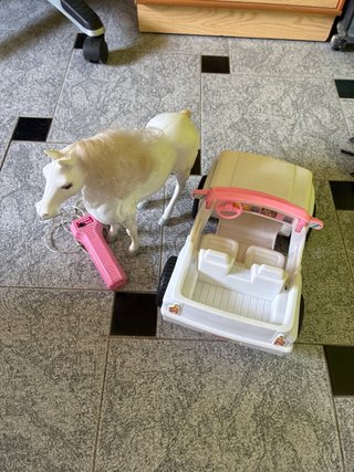 Coche y Caballo Barbie
