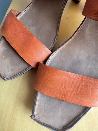 Sandalias Looky Made in Spain Y2K T39 suela cuero