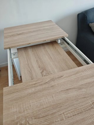 Mesa extensible comedor 123-173x75cm