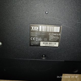 Televisión TD Systems 43 Negra