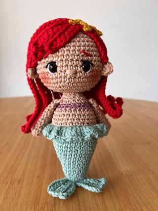 Muñeca Sirenita Crochet