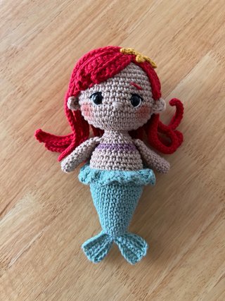 Muñeca Sirenita Crochet