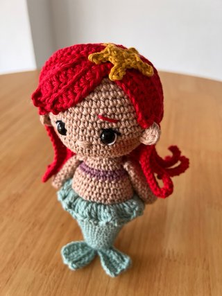 Muñeca Sirenita Crochet