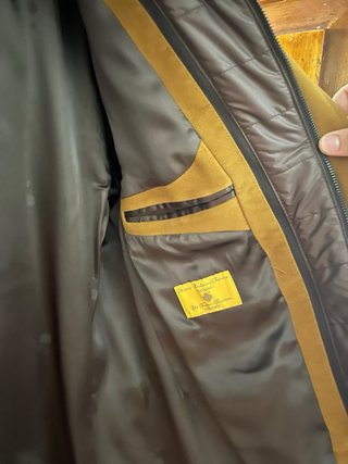 Elegante cappotto uomo color cammello