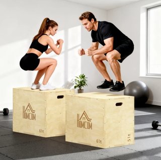 Cajón de Salto Homcom 3 en 1