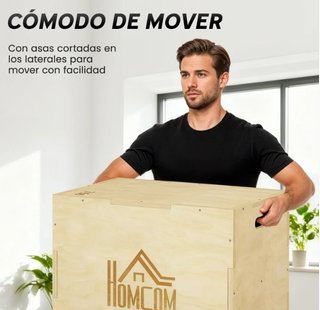 Cajón de Salto Homcom 3 en 1