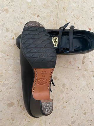 Zapatos Flamenco Profesionales Negros