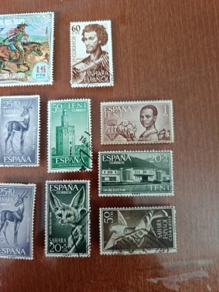 16 Sellos Correos España Sahara