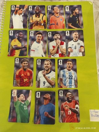 14 Cromos Coca-Cola Sulamericana