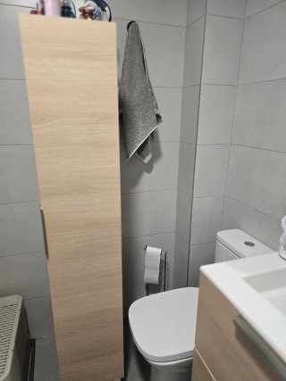 Columna de baño madera y metal negociable