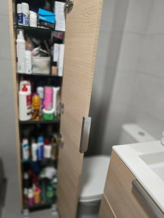 Columna de baño madera y metal negociable