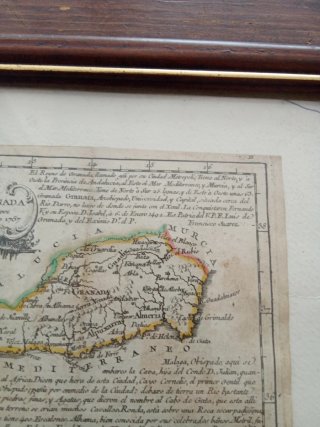 Mapa de Granada - Tomás López 1757