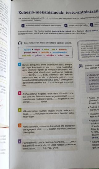 Euskara eta literatura, 4 DBH.