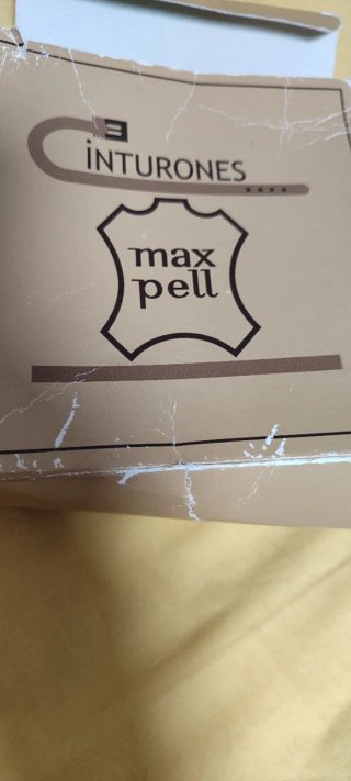 Cinturón de cuero Max Pell negro