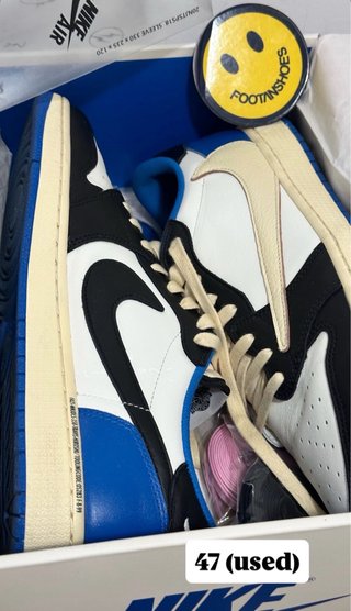 Jordan 1 Low Travis Scott x Fragment