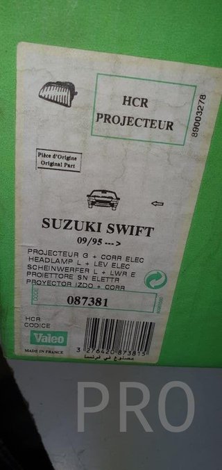 faro suzuki swift II izquierdo valeo