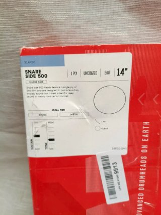 Parche Evans S14R50 Caja 14 Transparente