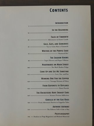 Pulp Culture: The Art of Fiction Magazines (1998)