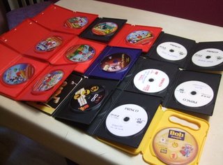 15 DVD con películas infantiles