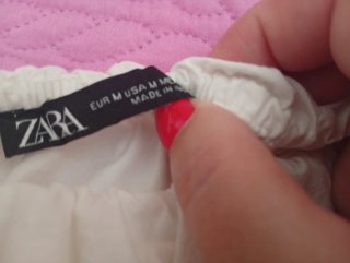 Blusa bordada blanca