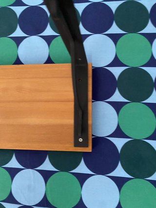 Estante flotante madera y metal Ikea