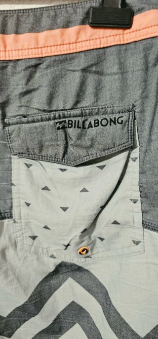 Bañador Billabong Gris y Naranja