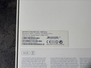 iPad Air 1ª Gen Plata WiFi + Celular
