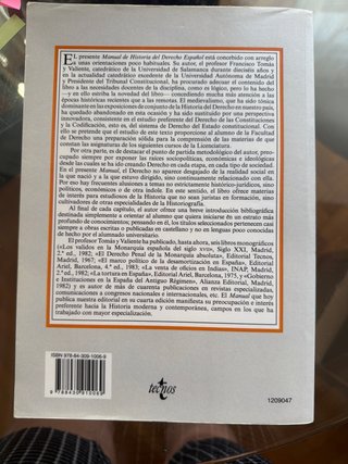 Manual de Historia del Derecho español (Spanish...