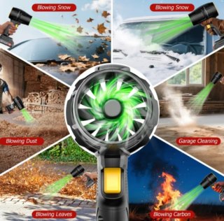 Soplador de hojas recargable 21 v