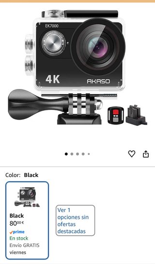Cámara Deportiva Akaso EK7000 4K