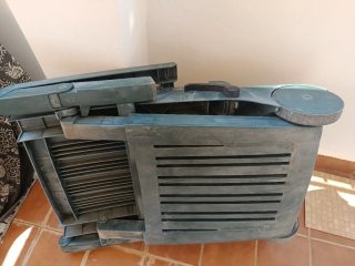 2 Hamacas de jardín plegables con ruedas