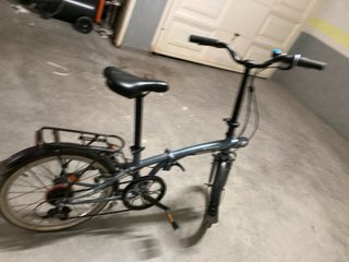 Bicicleta Plegable B'TWIN Gris