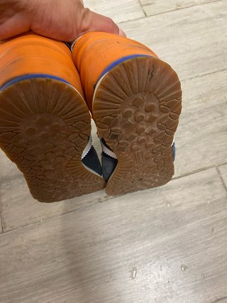 Zapatillas Munich Azul y Naranja