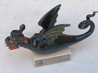 Figura Drac de Vilafranca en plomo