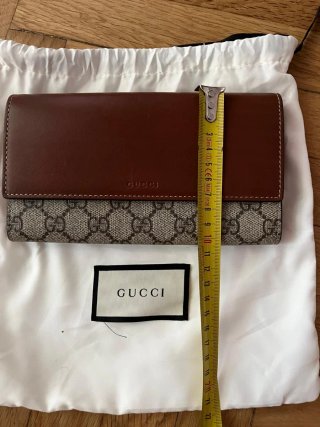 Portafoglio Gucci Pelle e Tela GG